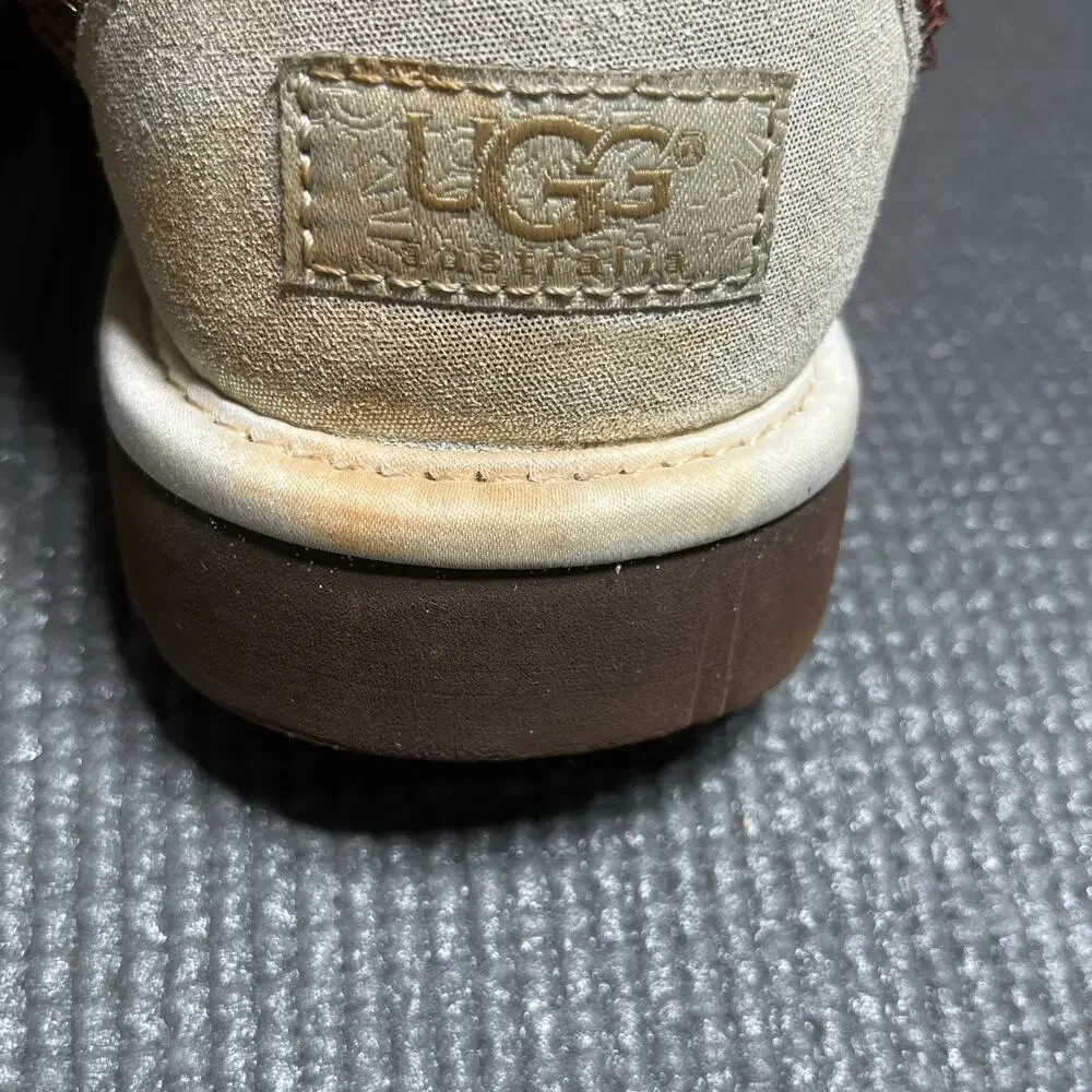 UGG Classic Short‎ Boots Womens Size 6 Multicolor Sequin Sparkling 3353 Pull On